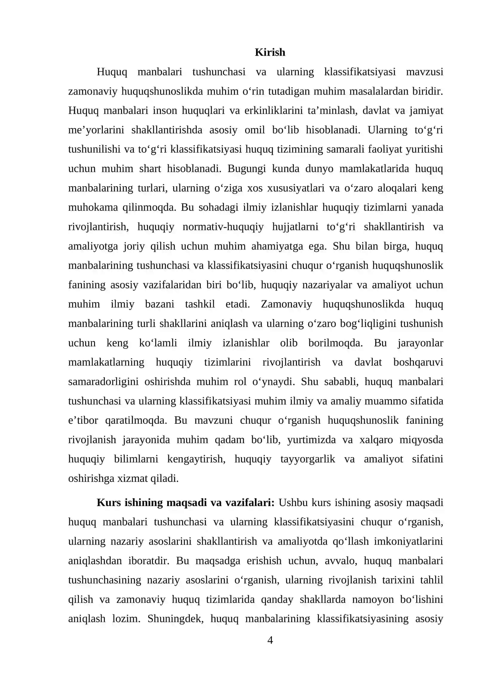 Huquq Manbalari Tushunchasi va Ularning Klassifikatsiyasi 4