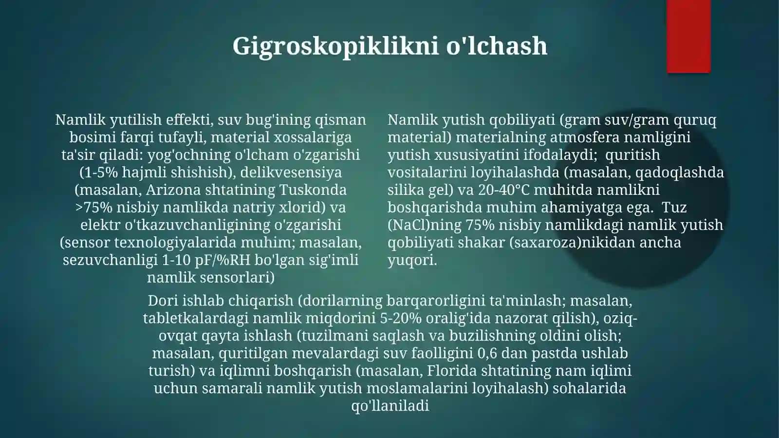 Gidroskopik effekt va uning qoʻllanishi 4
