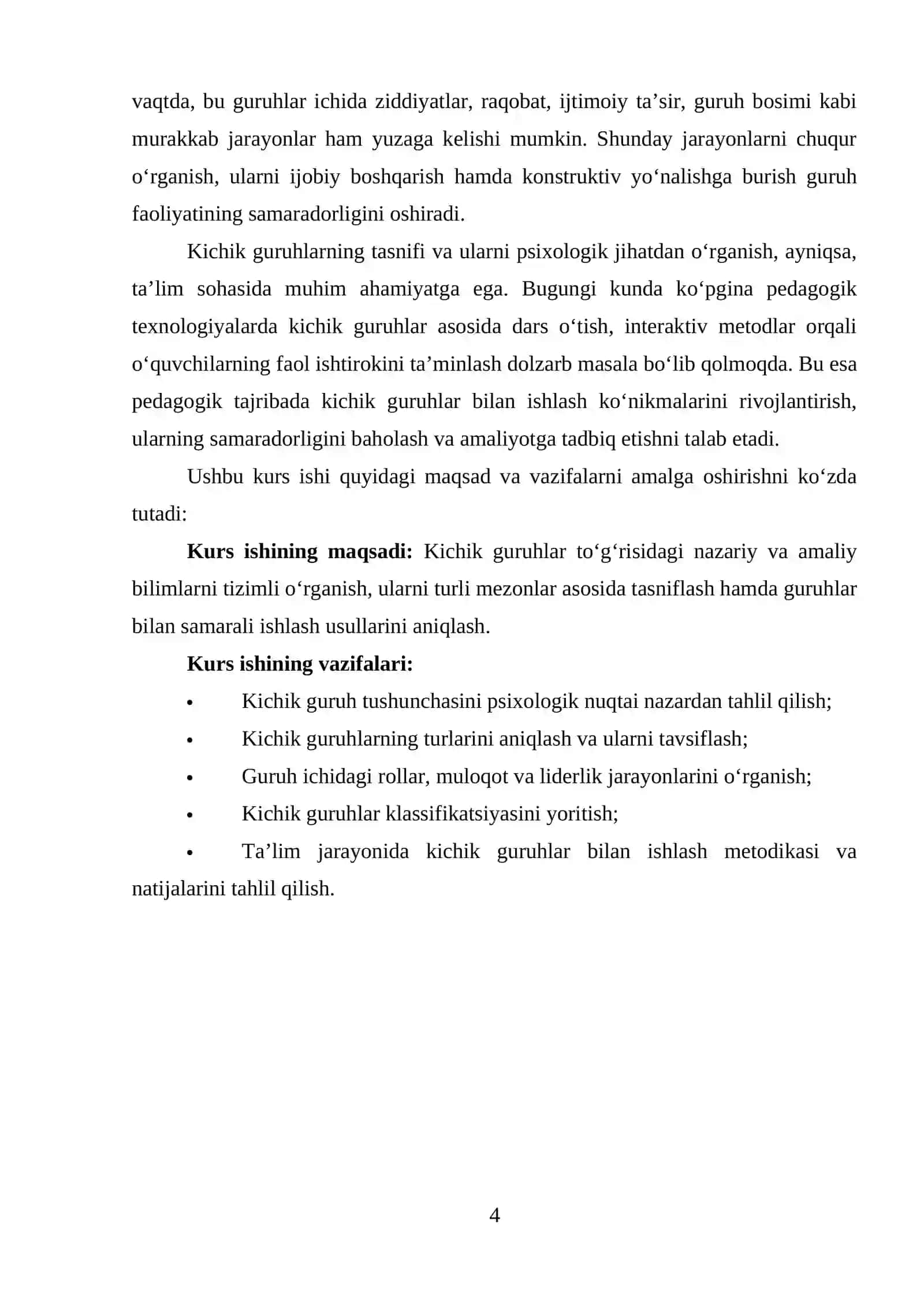 Kichik guruhlarning nazariy asoslari va psixologik xususiyatlari 4