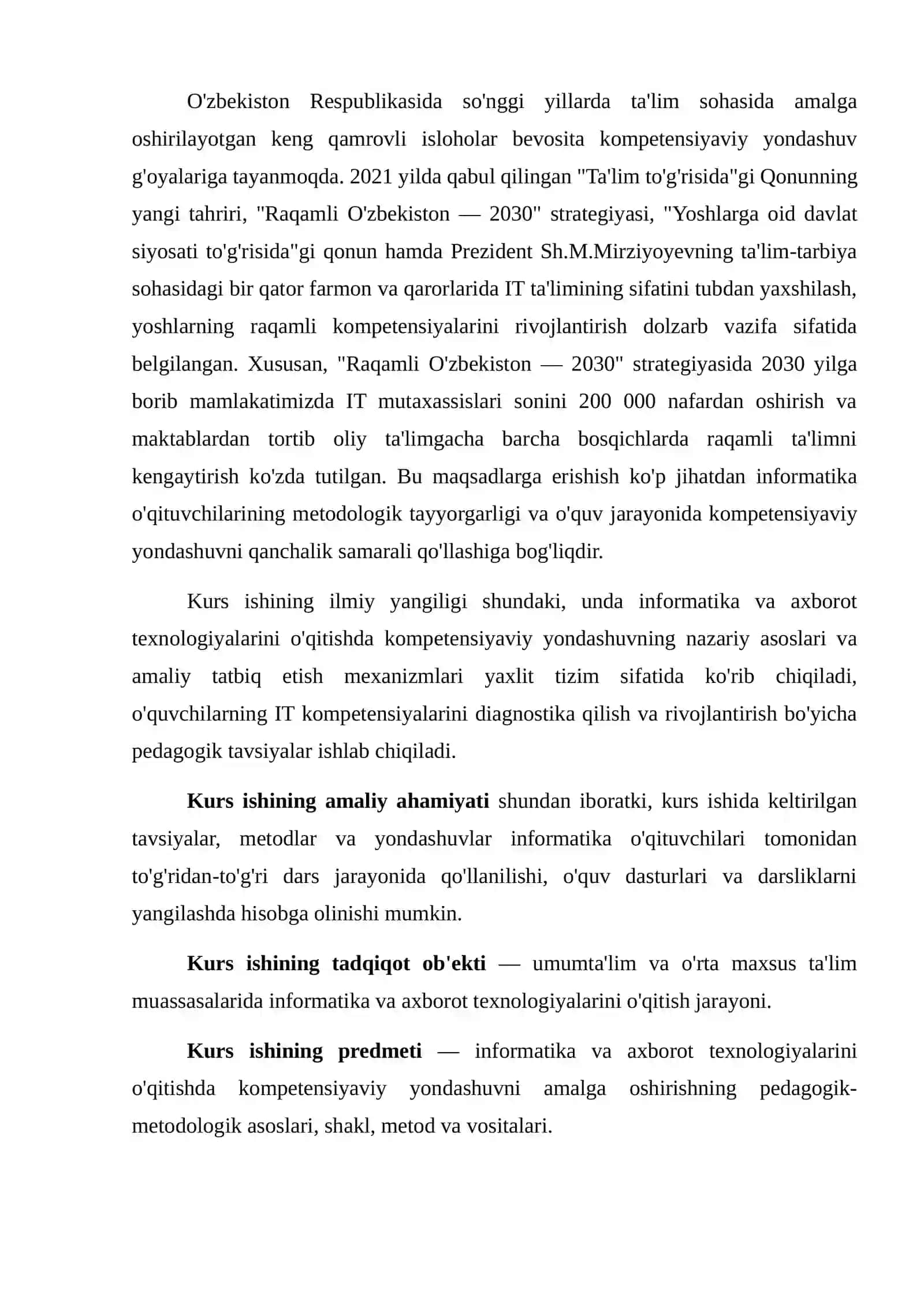 Informatika va axborot texnologiyalarini o’qitishda kompetensiyaviy yondashuv 4
