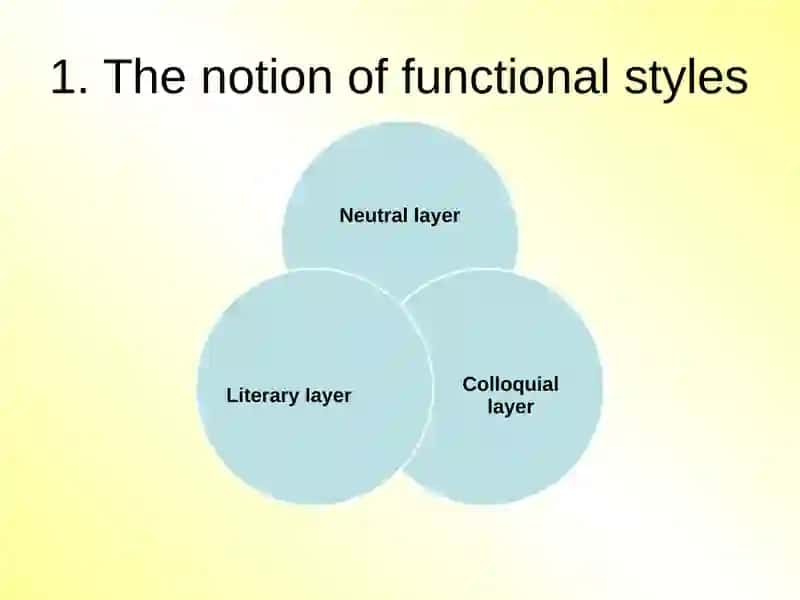 Functional styles. Belle-letters style. 4