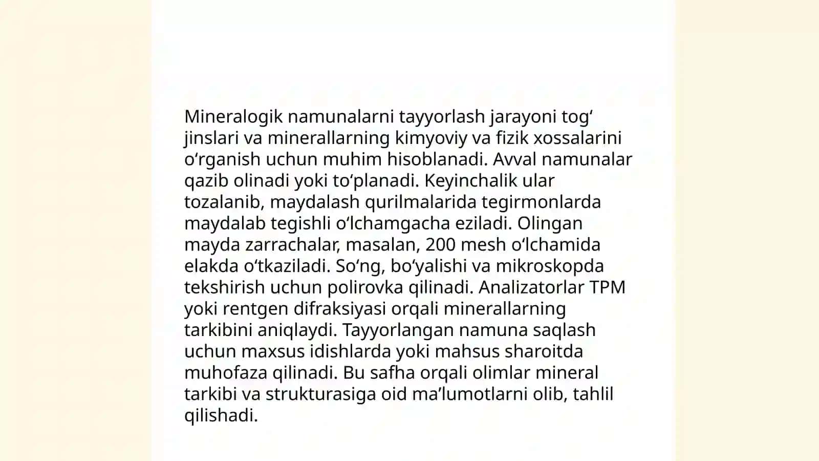 Mineralogik tarkib tahlili 4