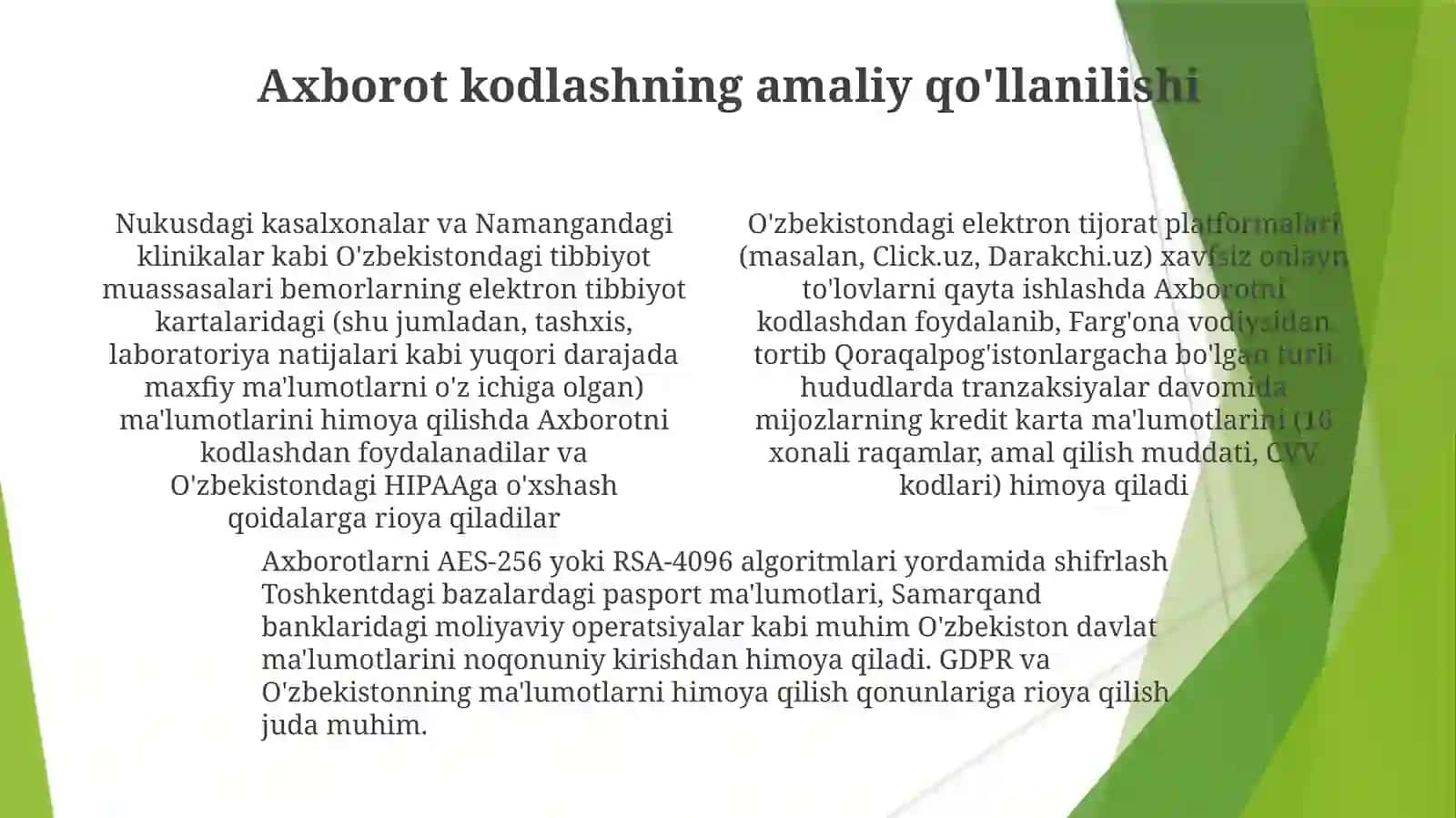 Axbarodnikodlash 4