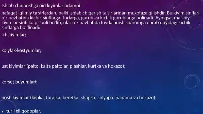 Turli xil kiyimlar assortimenti 4