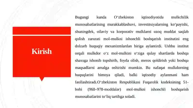 Mol-mulkni ishonchli boshqarish sub’ektlari ning vakolatlari 4