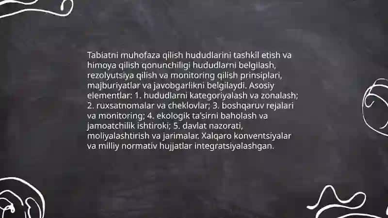 Tabiatni muhofaza qilish hududlari 4