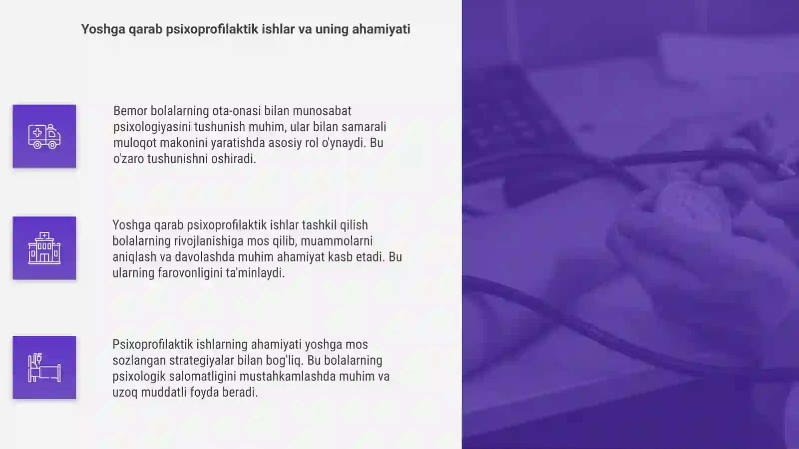 Bemor bolalarning ota-onasi bilan munosabatda boʻlish psixologiyasi 4
