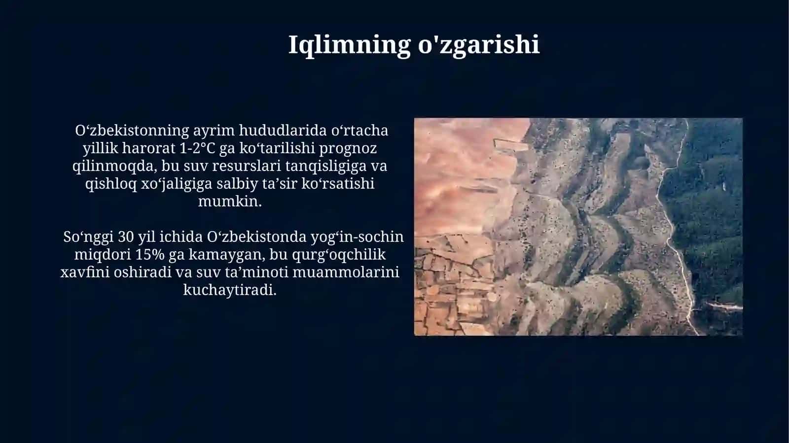 O’zbekistonning iqlimiy resurslari 4