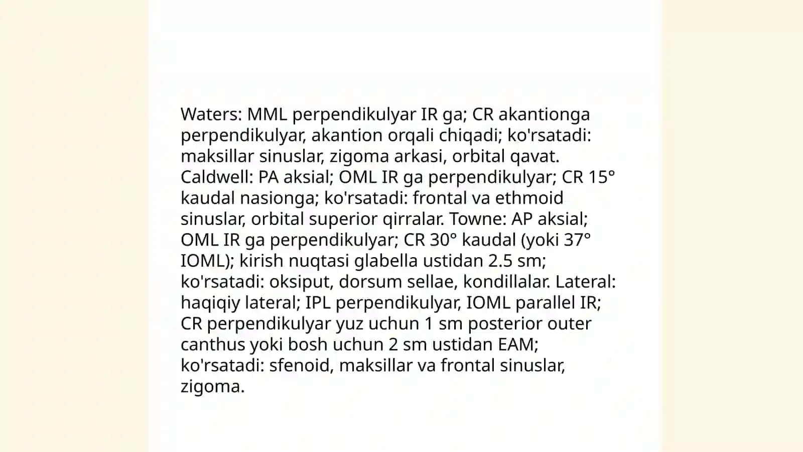 skalet suyaklarining rentgen anatomiyasi 4
