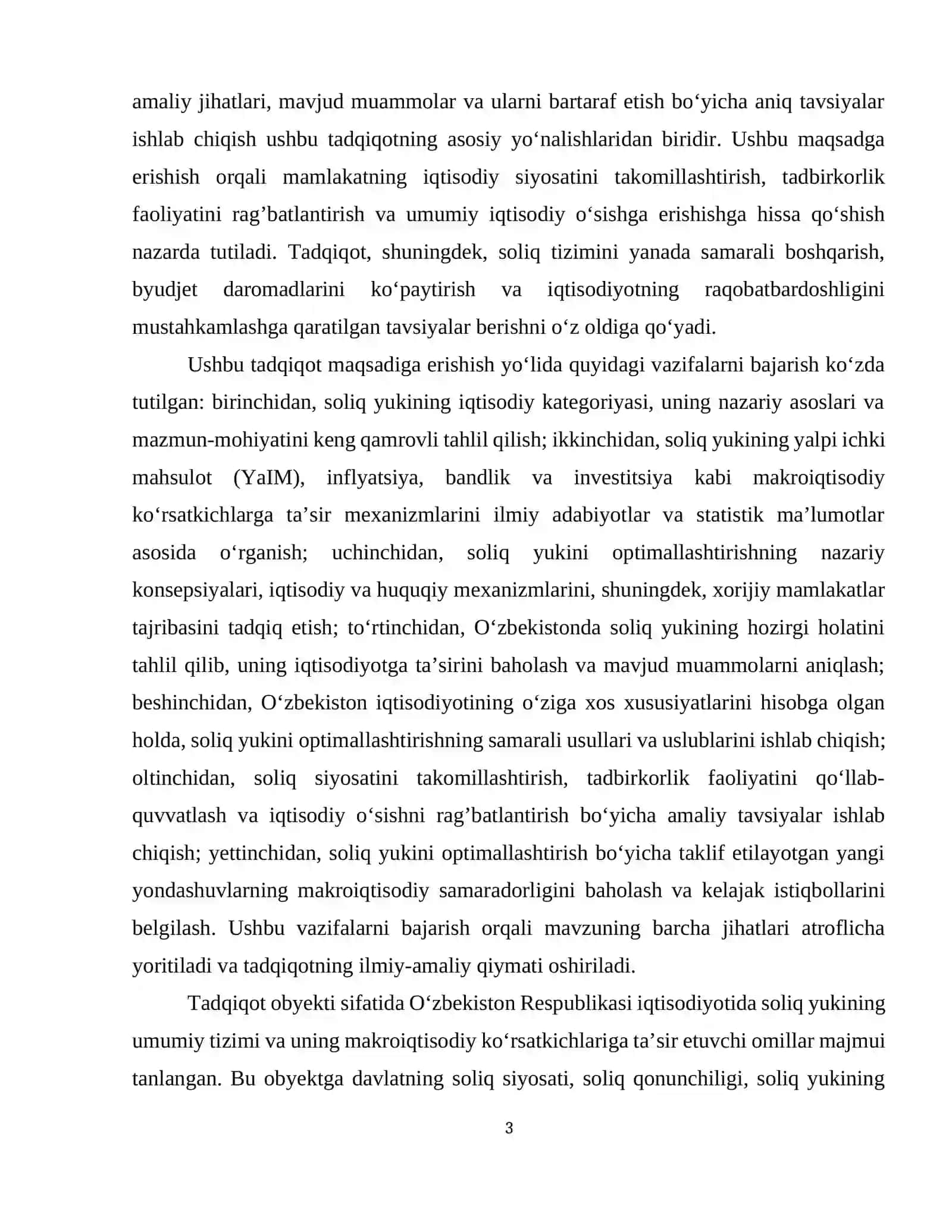Soliq yukining iqtisodiyotga tasiri va optemallashtirish yo‘llari 4
