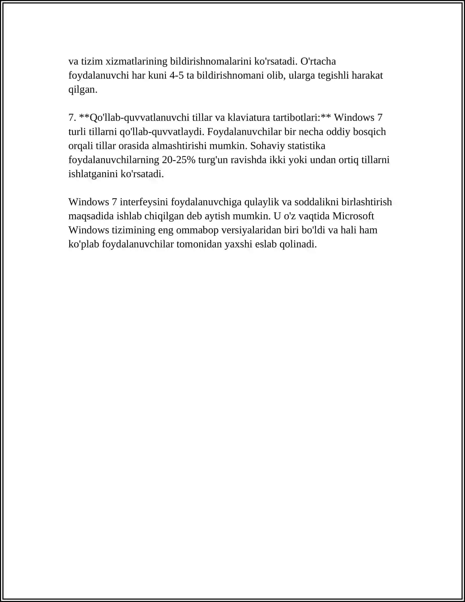 MS WINDOWS 7,8,10 OPERATSION TIZIMLARI VA ULARDAGI YANGI IMKONIYATLAR VA QULAYLIKLARI 4