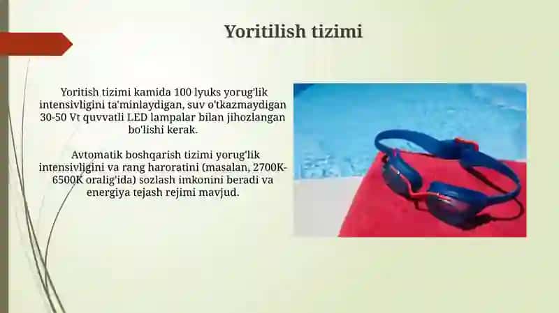 Suzish suv xavzasining anjomlari va jihozlari 4
