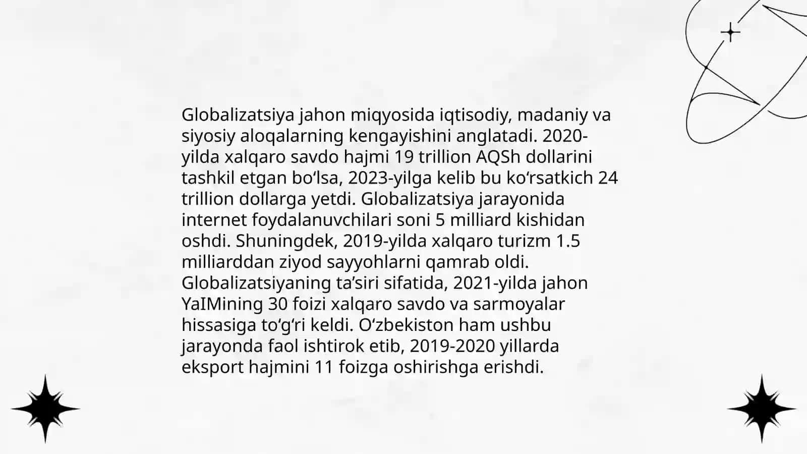 Jahon xo‘jaligi to‘g‘risidagi iqtisodiy g‘oyalar 4
