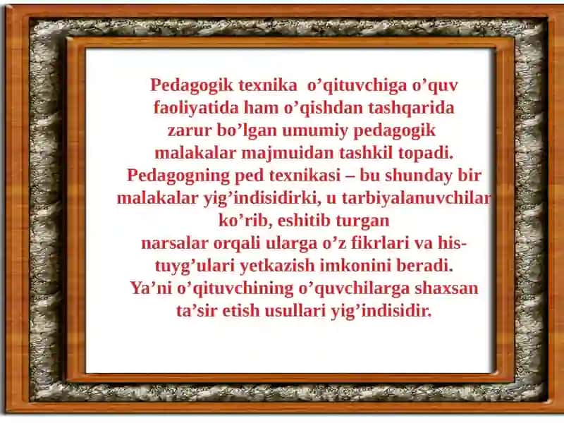Pedagogik texnika 4