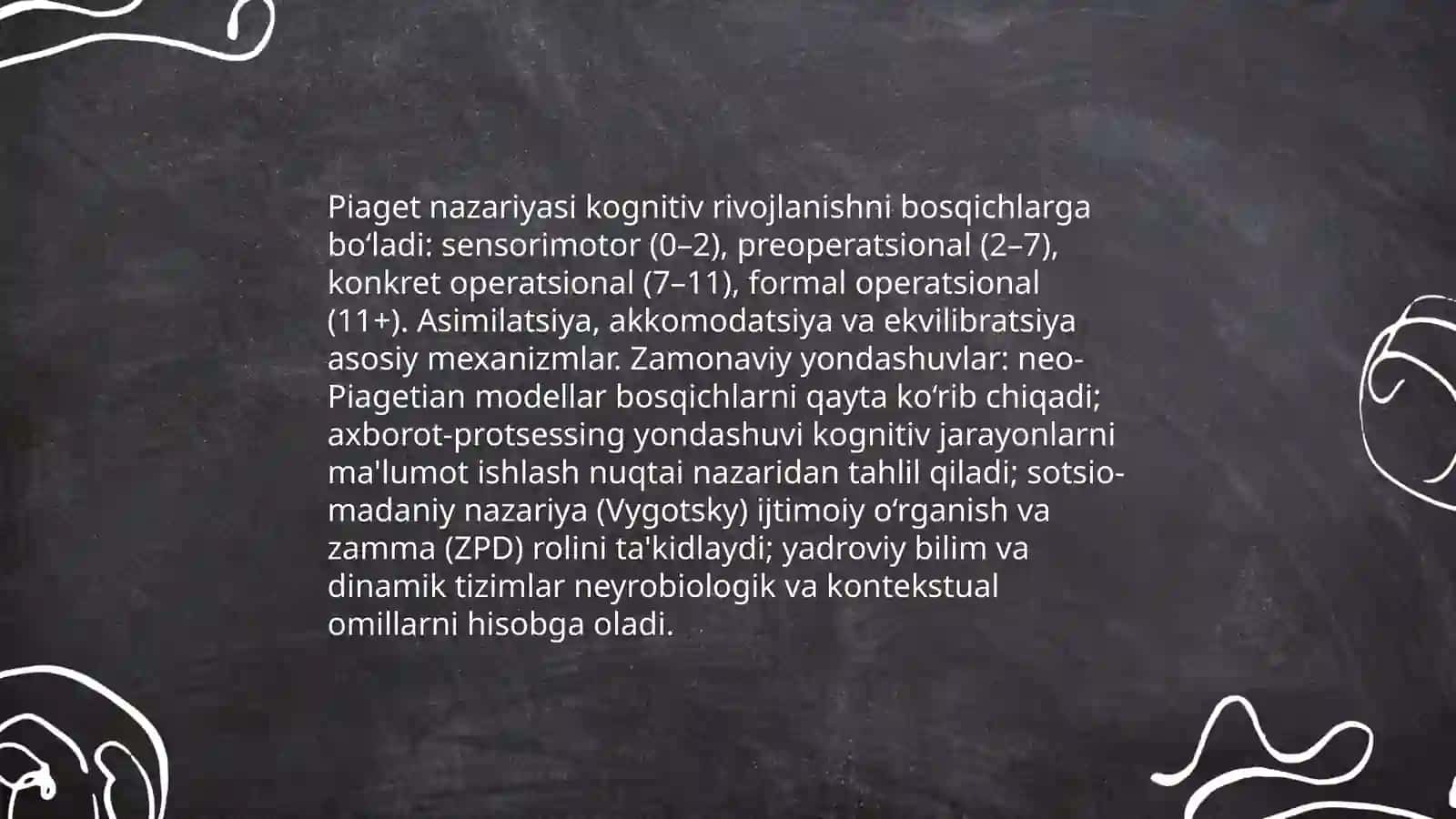Psixika va ongning psixologik rivojlanishi 4