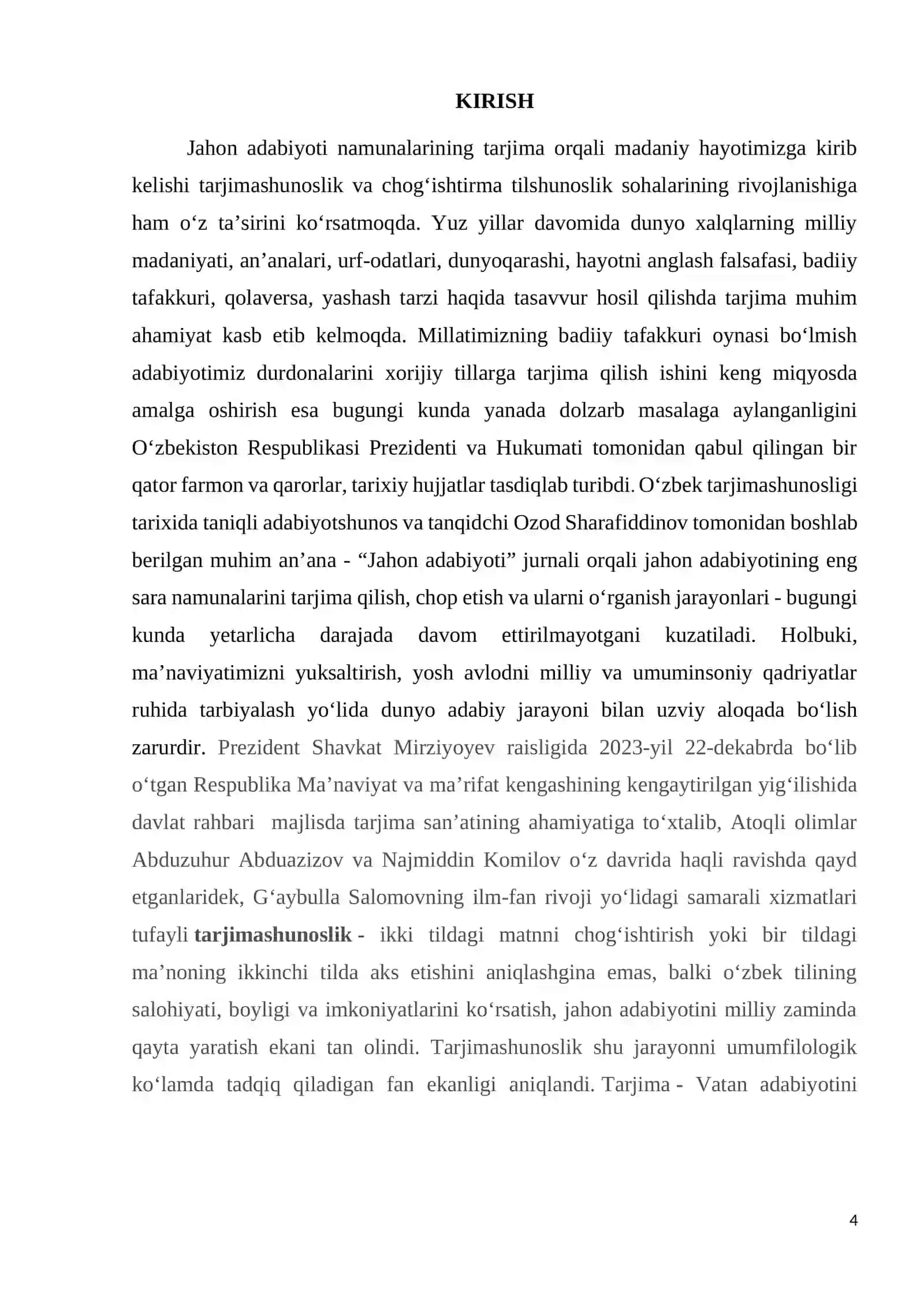TARJIMADA LISONIY VOSITALAR, ASLIYATGA SHAKLAN VA MAZMUNAN MONAND TARZDA YARATISH (bevosita va bilvosita) 4