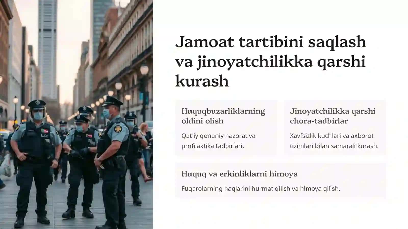 Aholining xavfsizligini saqlash sohasining asosiy tarmoqlari 4