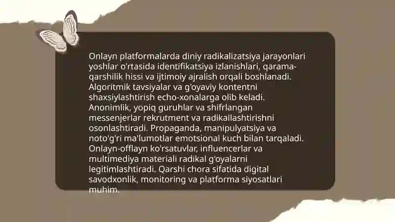 Media makonda psixologik diniy va madaniy taxdidlar 4