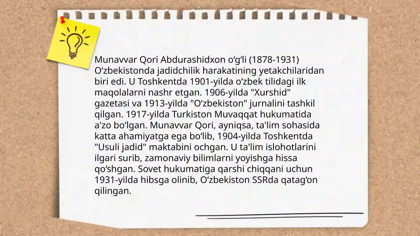 Jadid ma'rifatparvarlarning ólka ijtimoiy-manaviy hayotida tutgan órni (Munavvar Qori, Fitrat, Behbudiy, Avloniy) 4