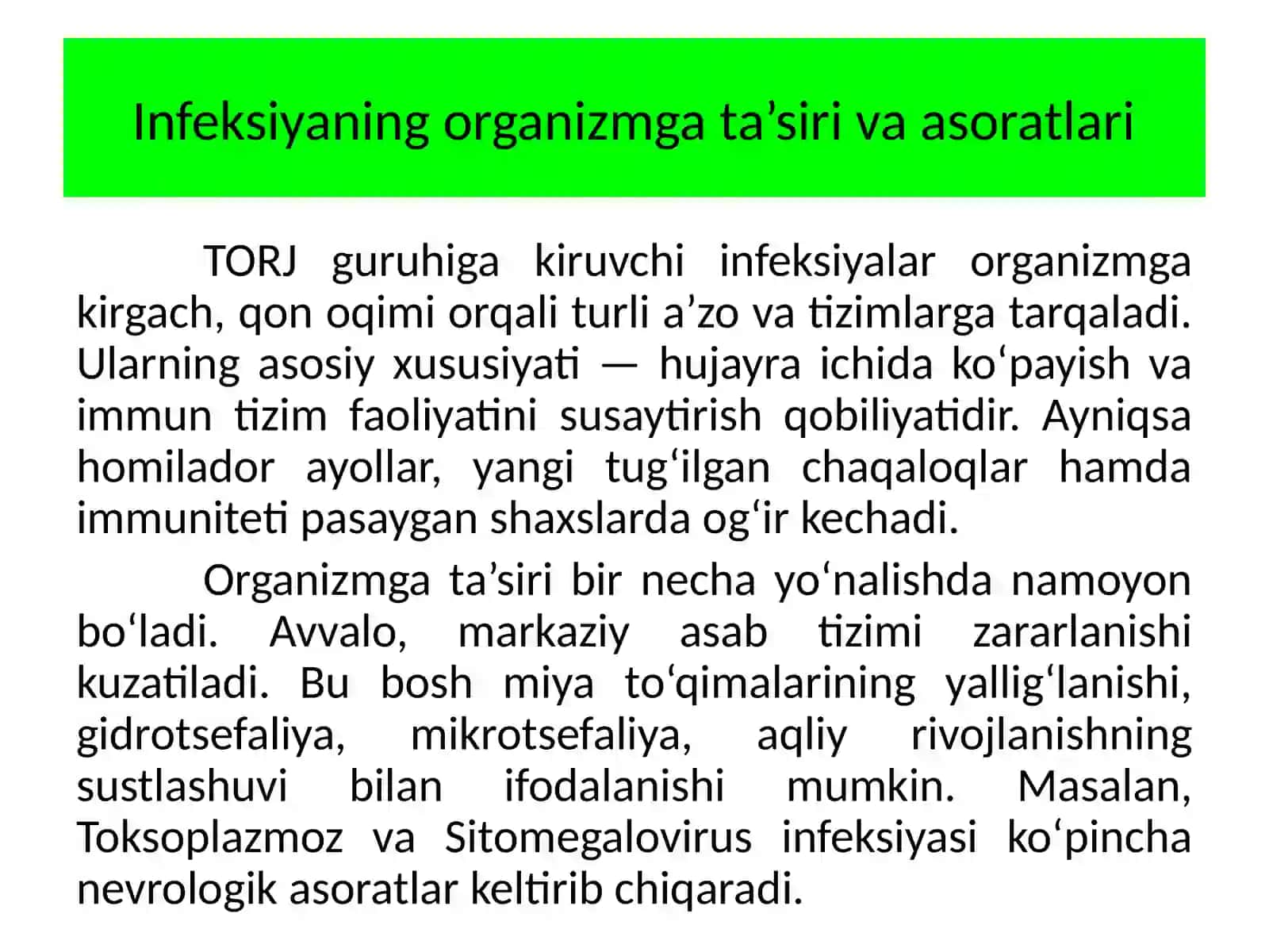 QON QUYISHDA TORJ INFEKSIYASI YUQISHI 4