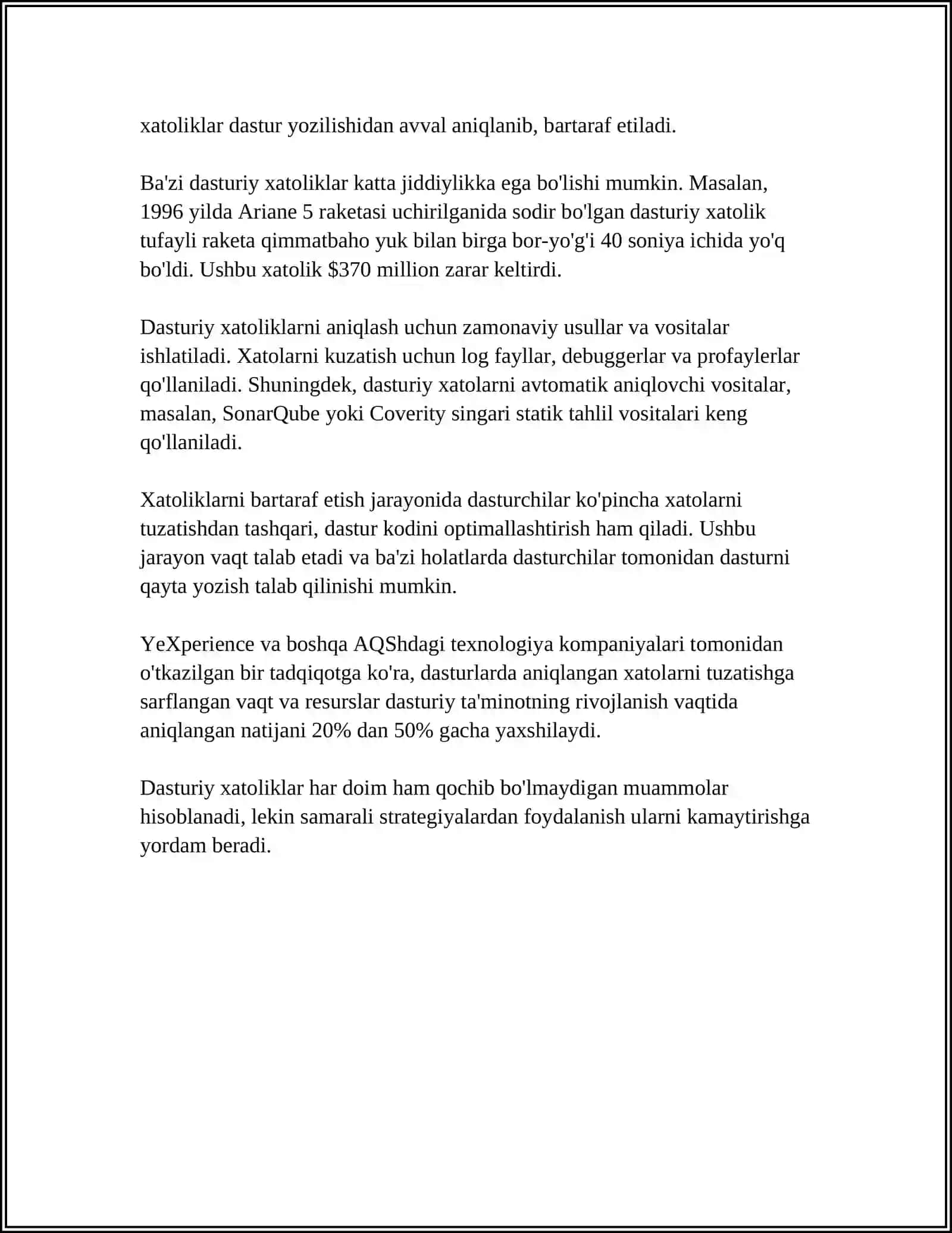 BAHOLASH JARAYONIDA UCHRAYDIGAN XATOLIKLAR VA ULARNING KELIB CHIQISHI 4