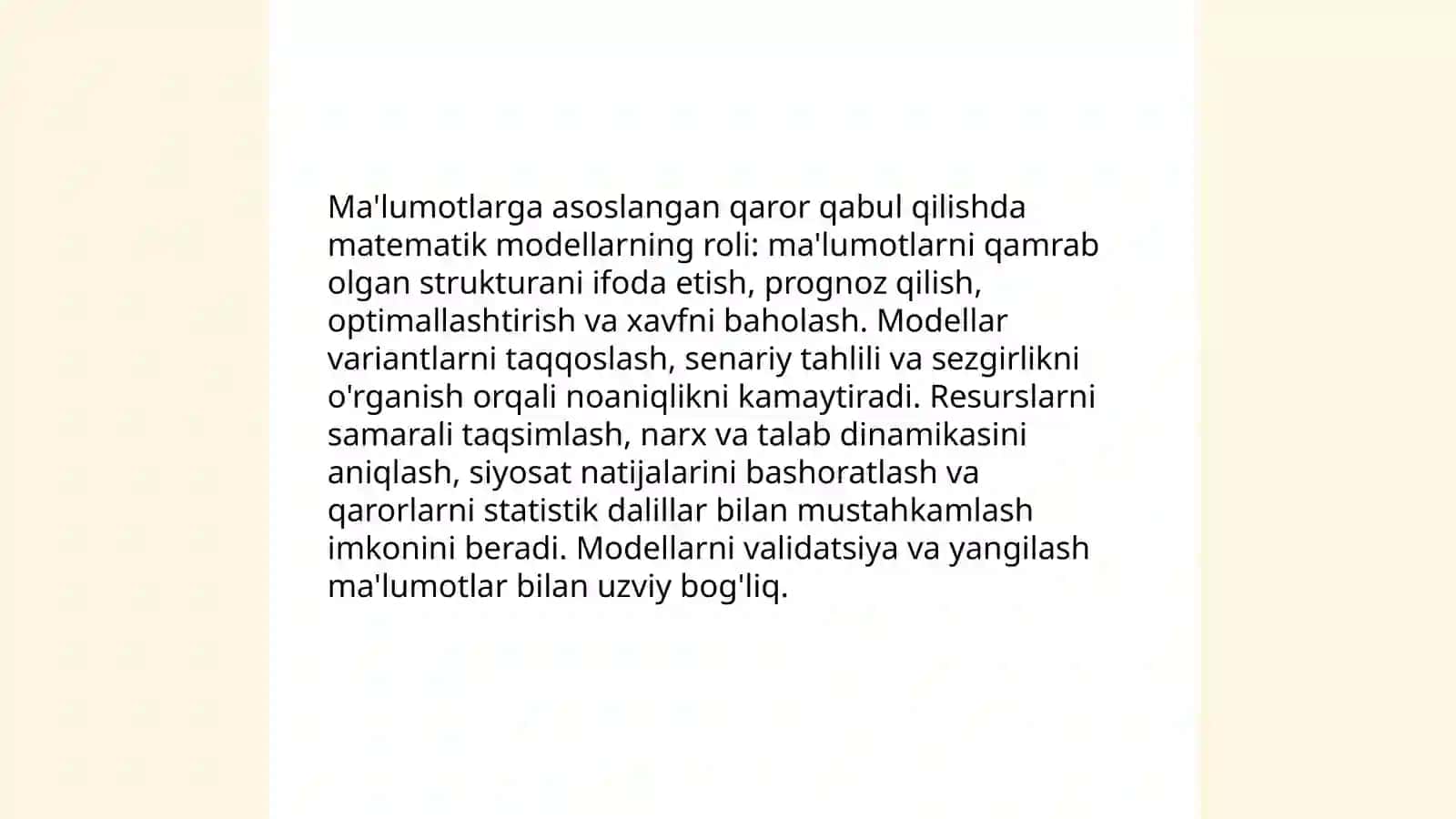 Iqtisodiy tahlilda iqtisodiy-matematik usullarni qo'llashning zaruriyati 4