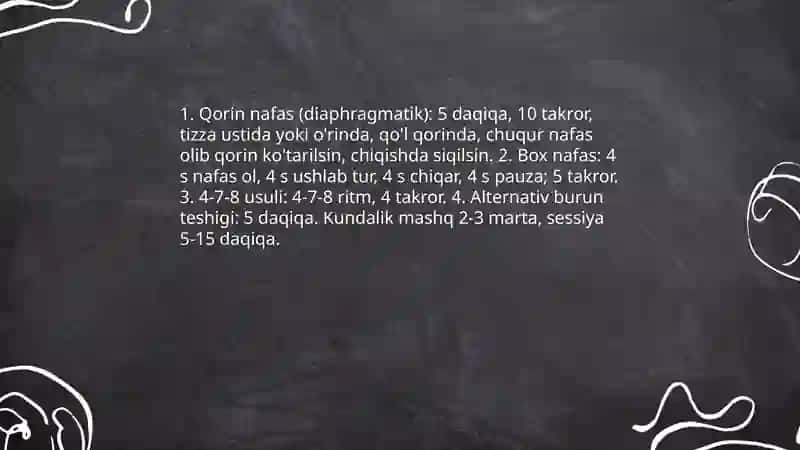 Stressni bartaraf etish treninglari 4