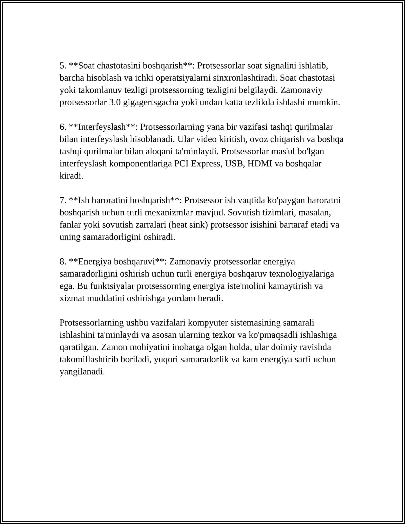 PROTSESSOR SOVUTGICHLARINING MOSLAMASI VA TURLARI 4