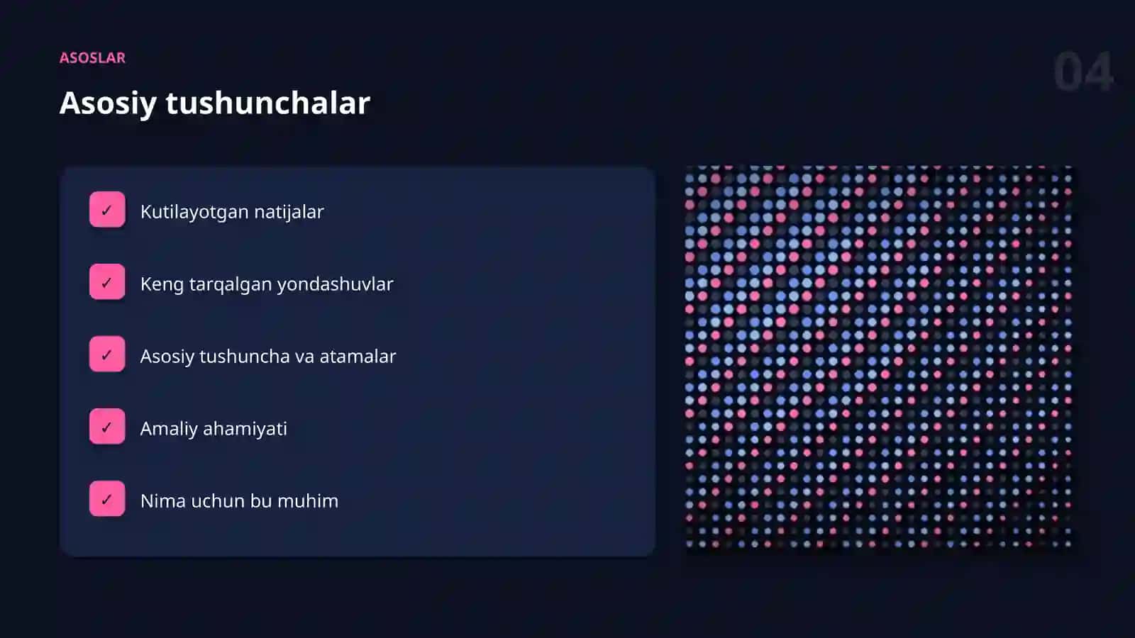Datasetlar va ma'lumot 4