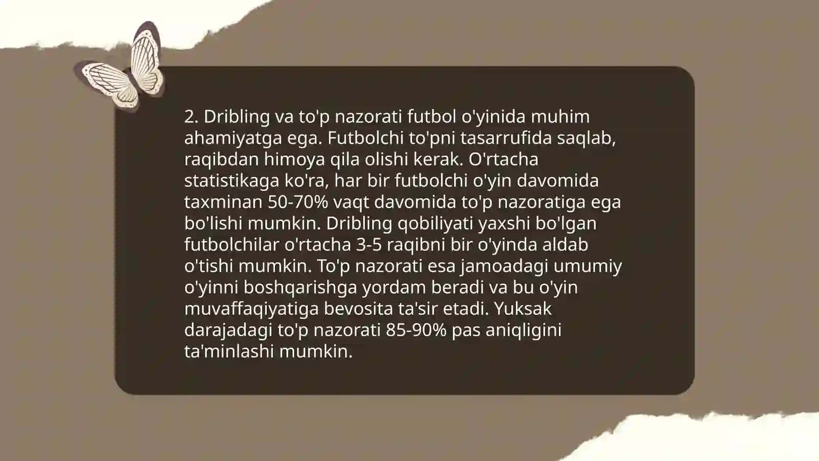 Futbol texnikasining asoslari 4
