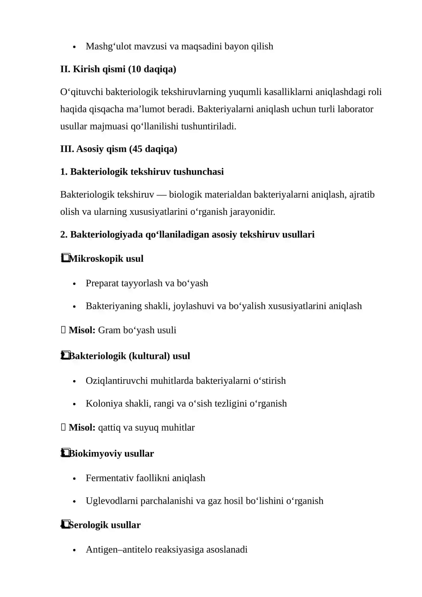 Bakteriologiyada qo‘llaniladigan tekshiruv usullari 4
