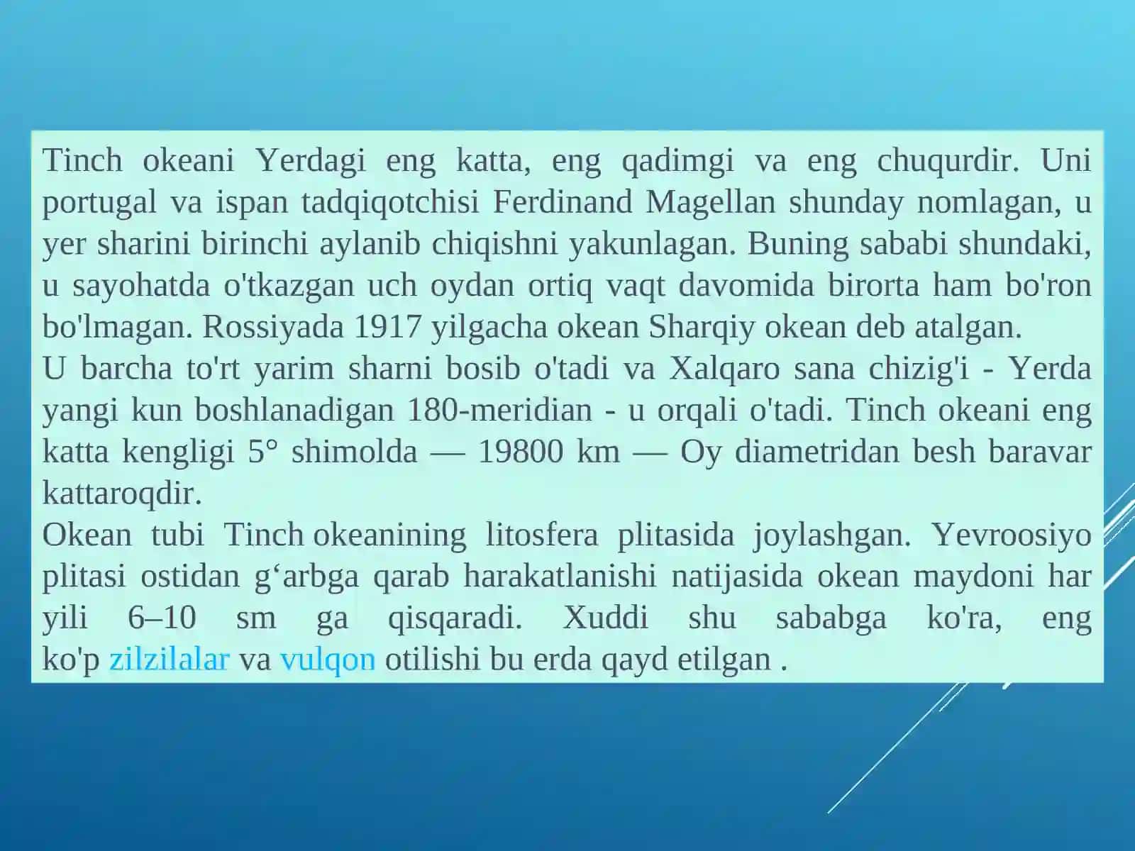 GIDROSFERANING TARKIBIY QISMLARI 4