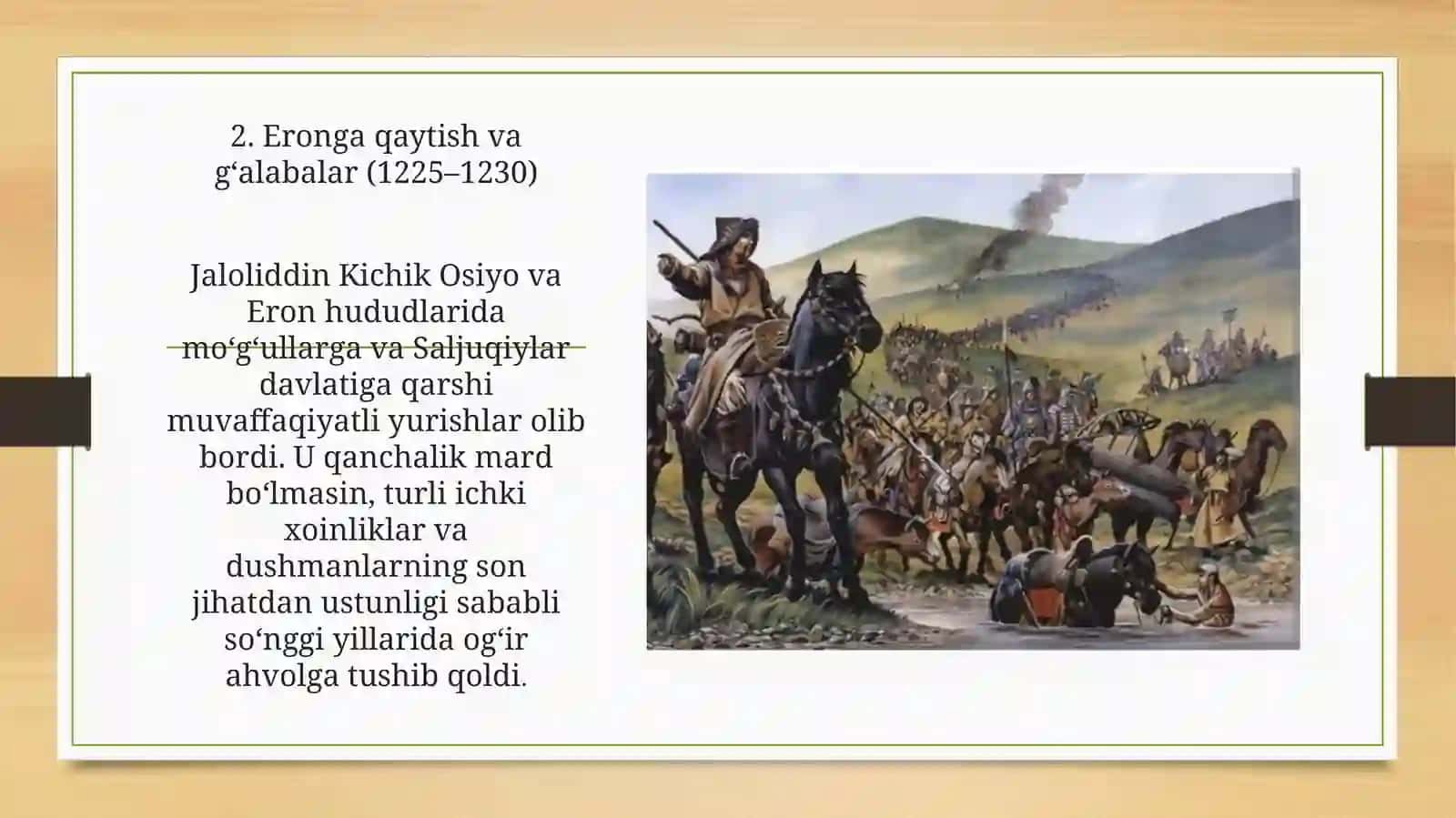 Xorazmshohlardavlati va Jaloliddin Manguberdi 4