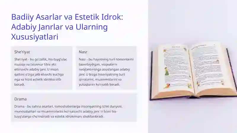 Badiiy Asarlarning Estetik Idrok Etishdagi O'rni va Ahamiyati 4