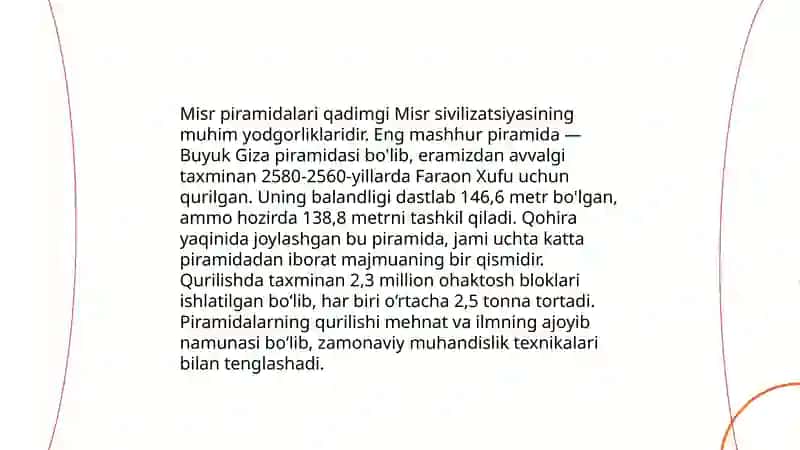 Ibtidoiy davr madaniyati. Qadimgi Misr 4