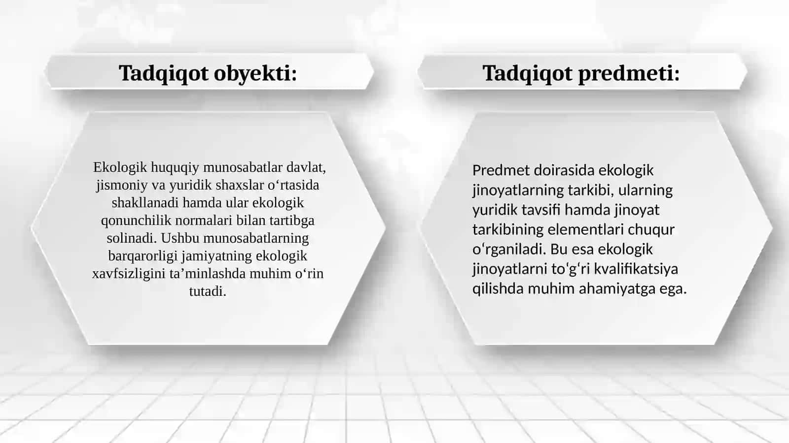 “EKOLOGIKQONUNCHILIKNI BUZGANLIK UCHUN JINOIY JAVOBGARLIKNI TAKOMILLASHTIRISH MUAMMOLARI” 4
