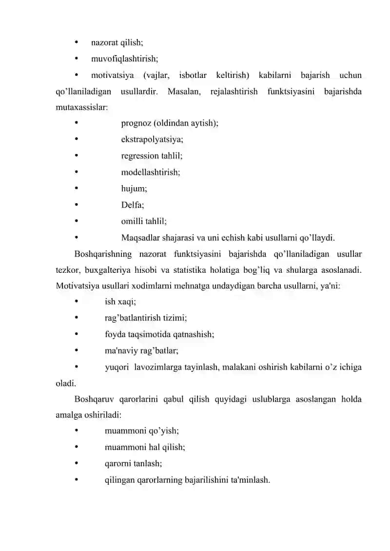 Boshqarish usullari 4