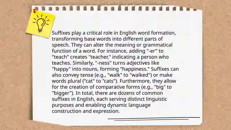 Understanding and Using Suffixes in English 4
