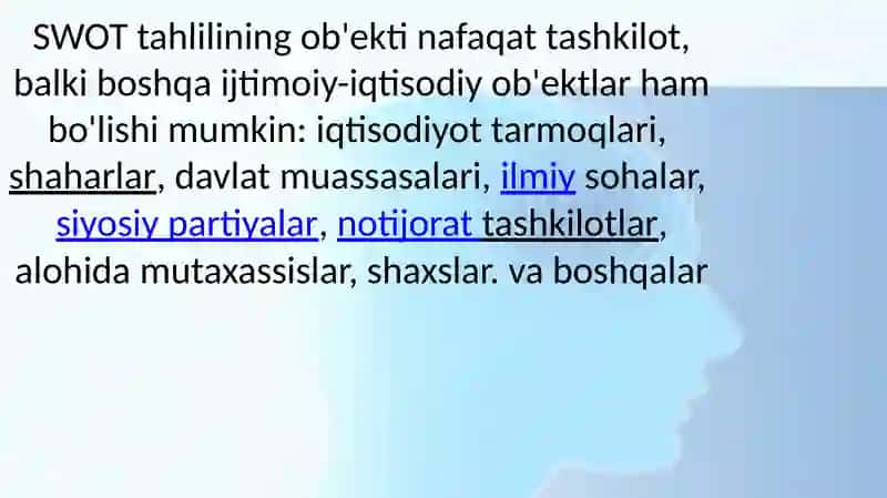 SWOT tahlili 4