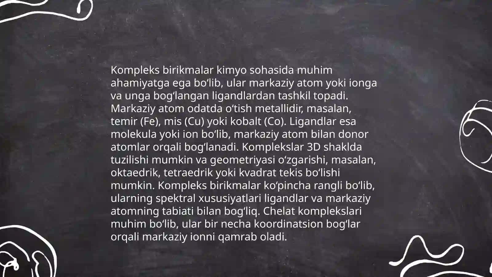 Kompleks birikmalar va ularning paydo bo‘lishi 4