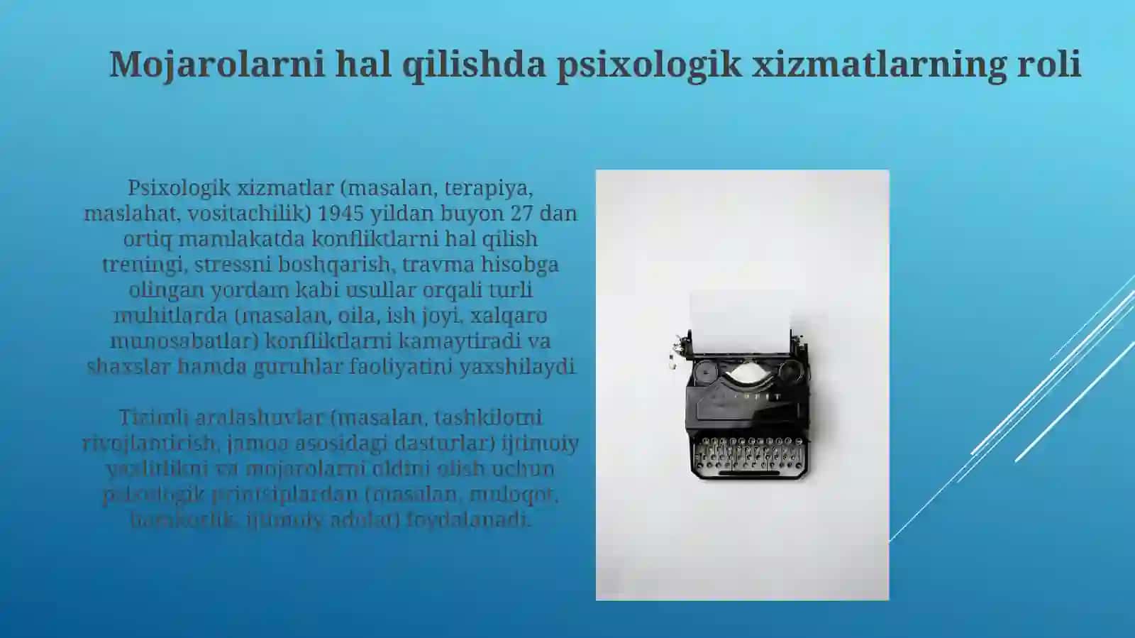 Sotsial tashkilotlar tizimida psixologik xizmatning o’rni 4