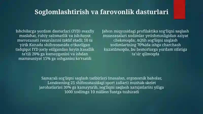 Salomatlikni targʻib qilish va profilaktika choralari 4