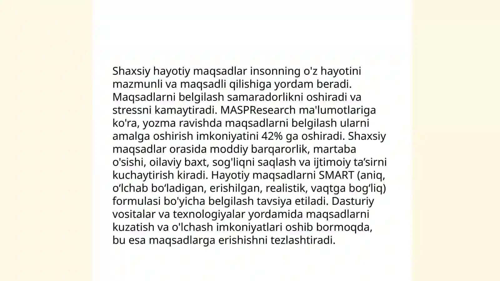 Shaxsning psixologik yoʻnalishlari va hayotiy pozitsiyasi 4