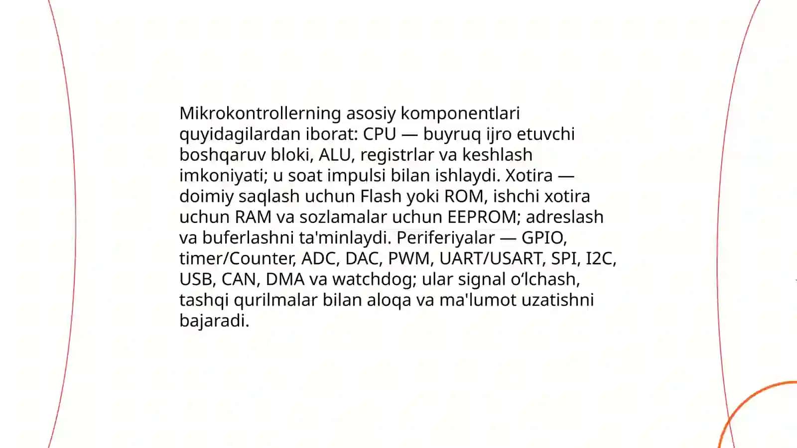 Mikrokontroller arxitekturasi 4