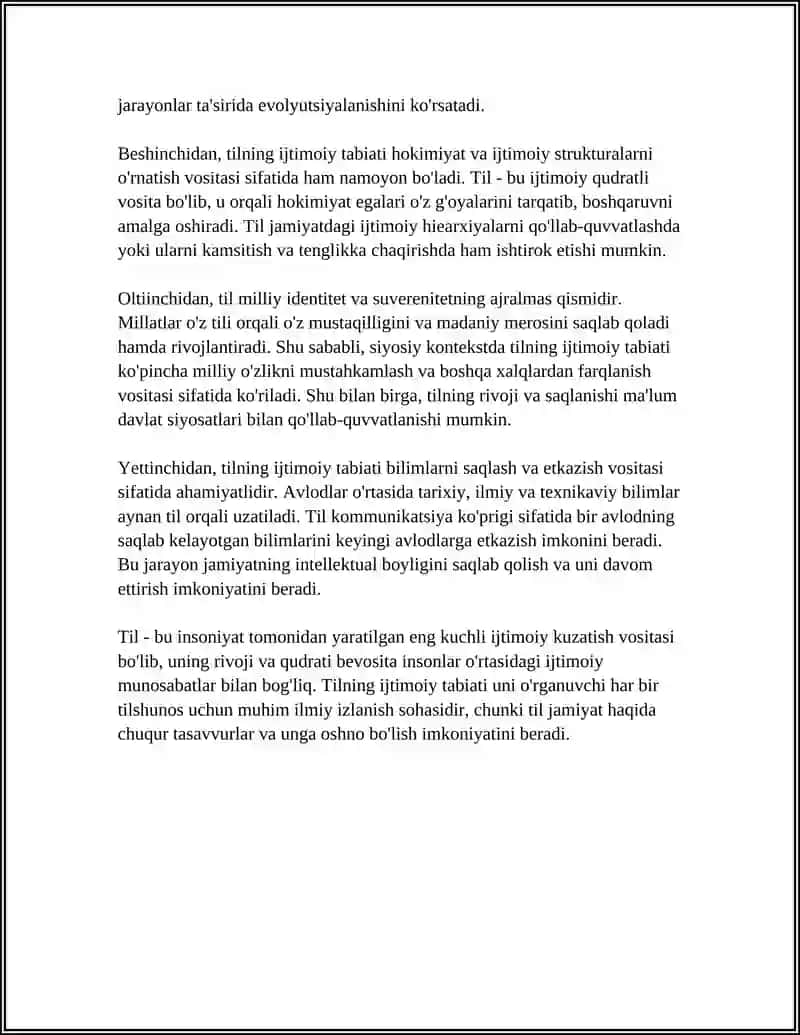 Tilning Ijtimoiy Xususiyati 4