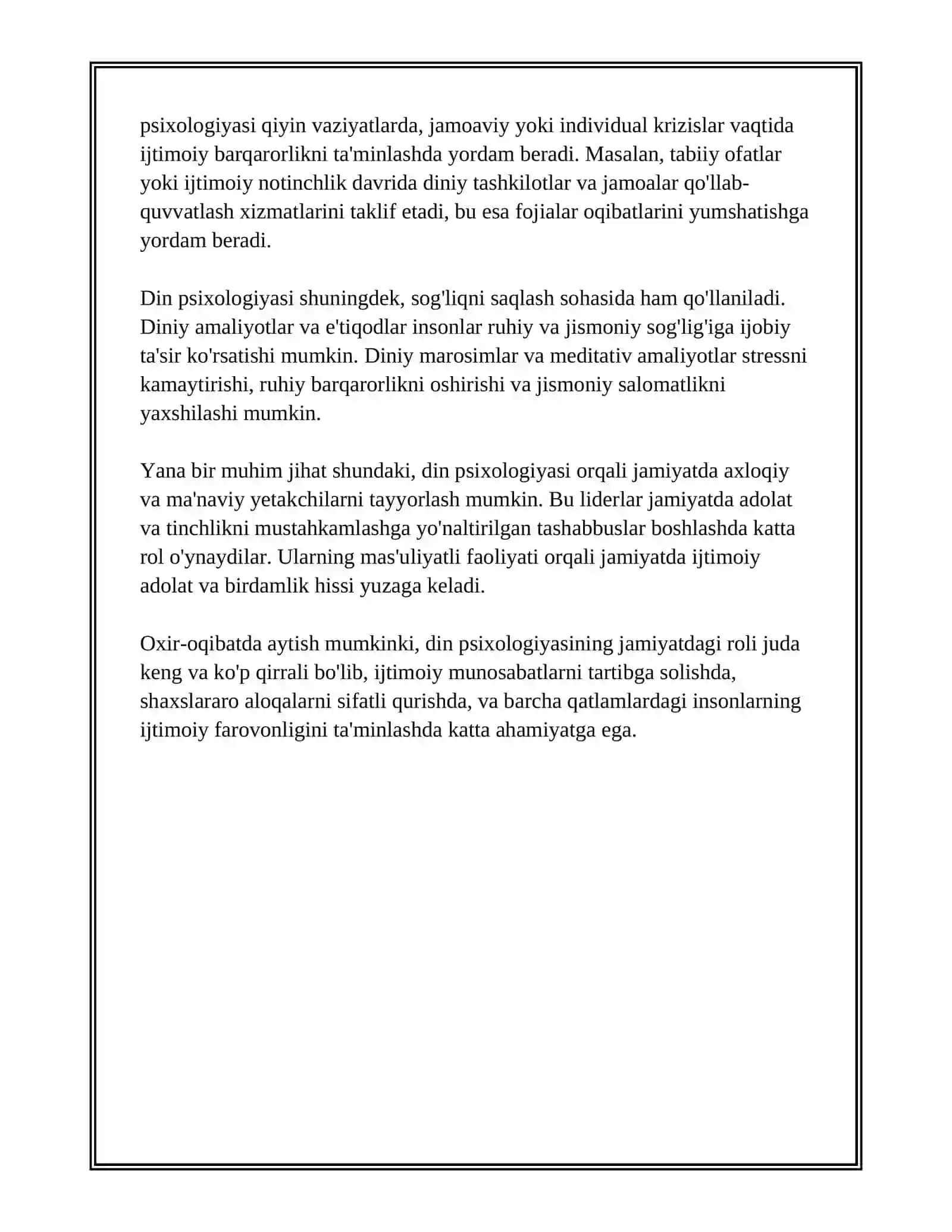DIN PSIXOLOGIYASI IJTIMOIY AHAMIYATI 4