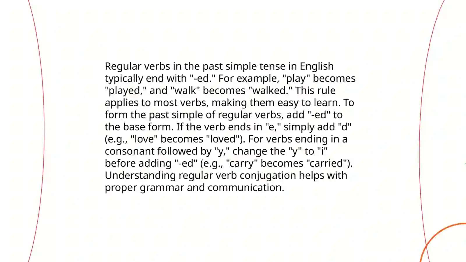 Past simple 4