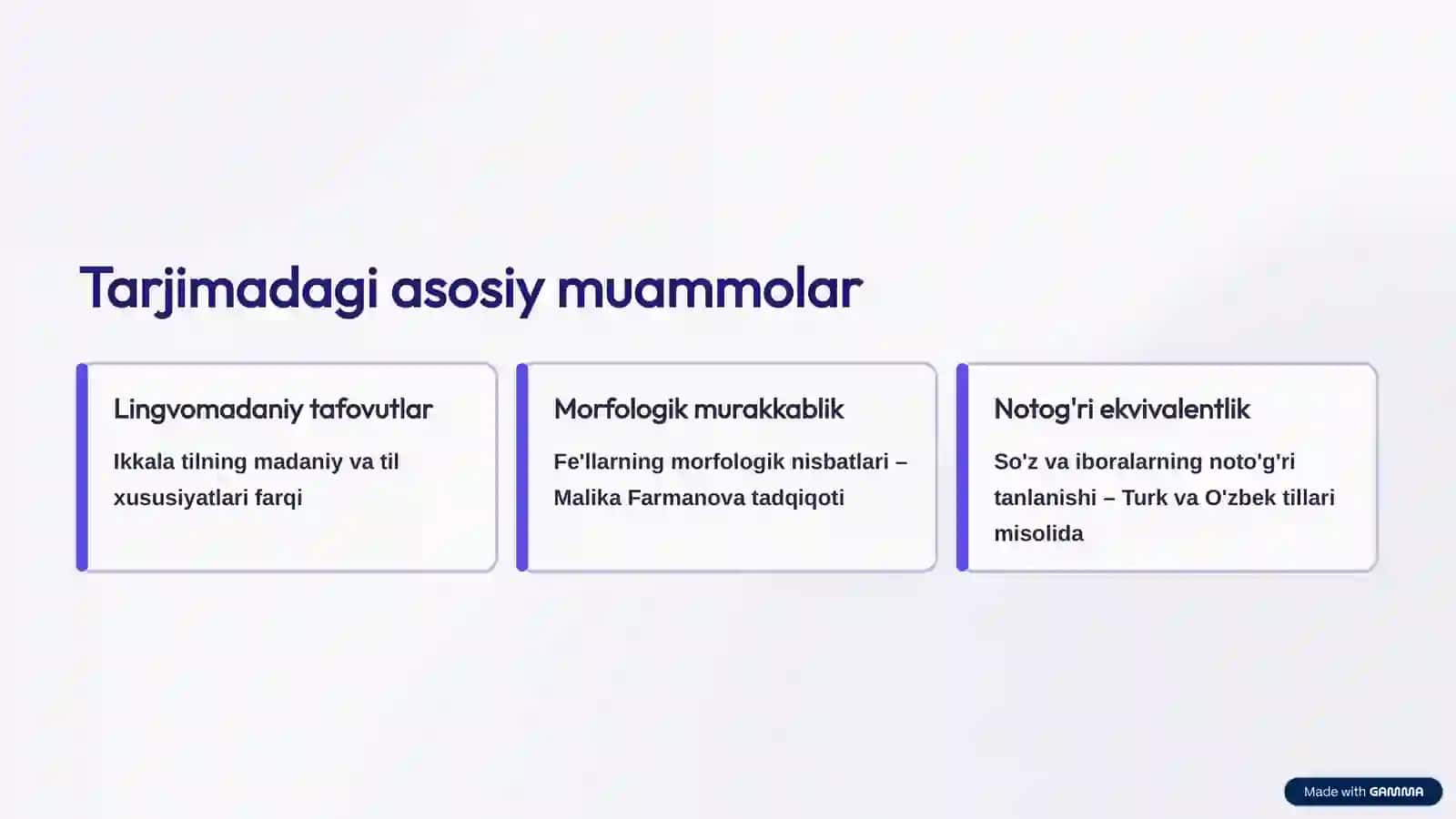 Tarjimada ekvivalentlik masalasi: nazariya va amaliyot 4
