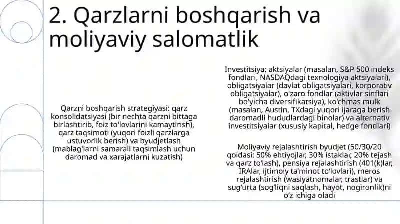 Aqlli Investitsiya Strategiyalari 4