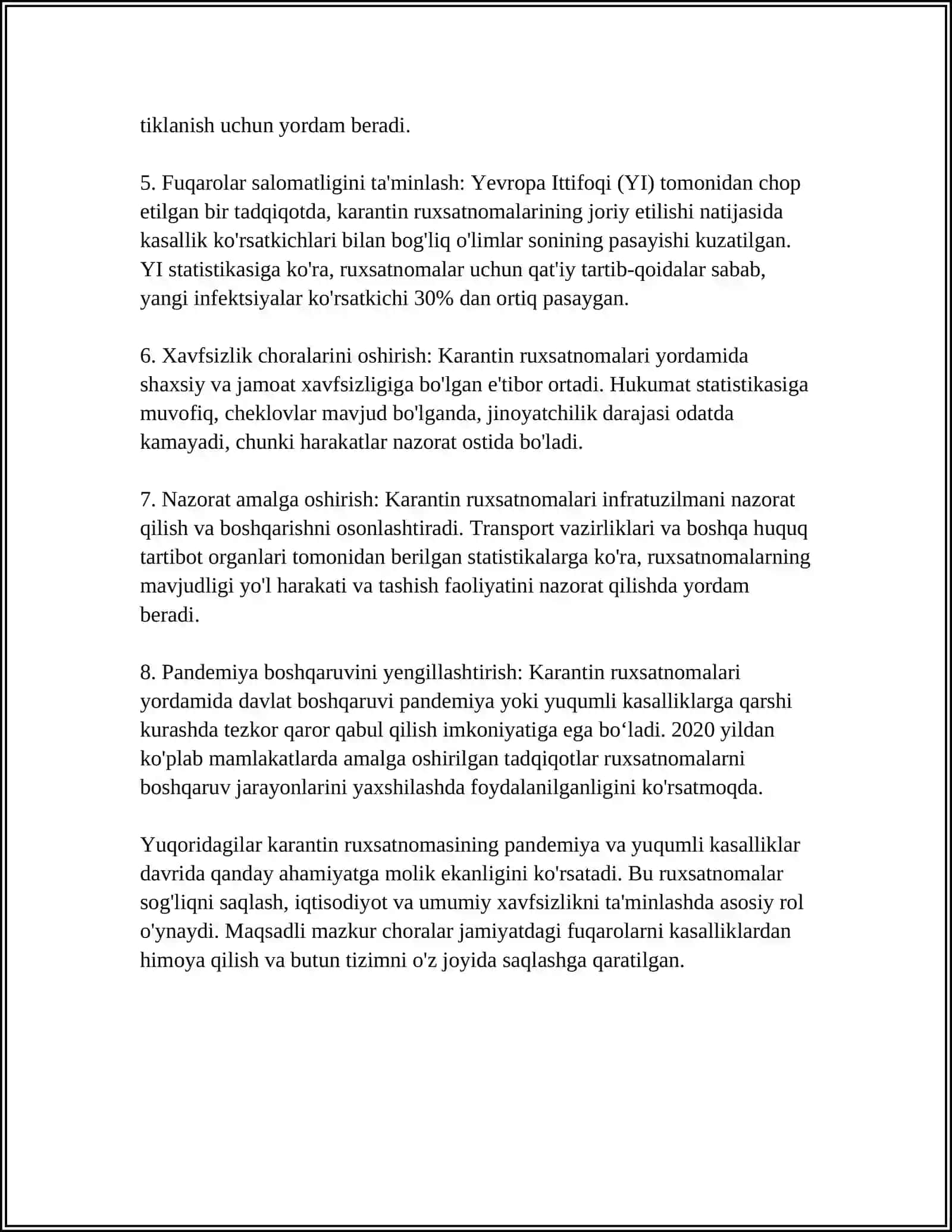 KARANTIN RUXSATNOMASINI OLISH TARTIB QOIDALARI 4